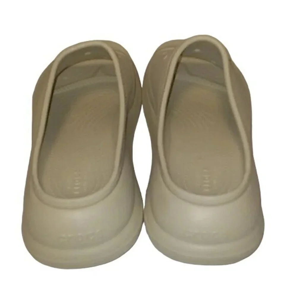 CROCS Unisex Crush Platform Slide Sandals in Bone White - Picture 4 of 7
